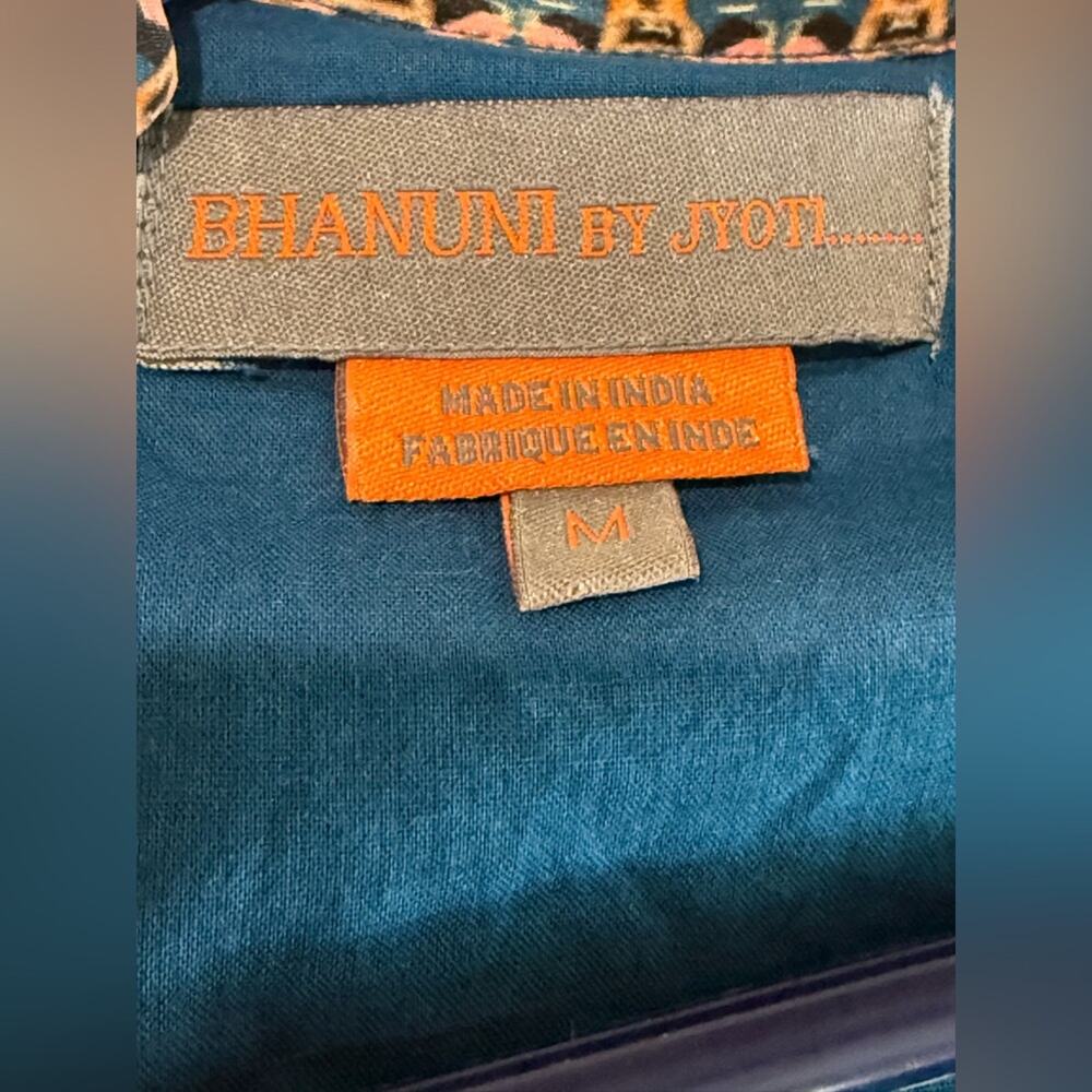 Anthropologie Bhanuni by Jyoti Onyx Top Vibrant Pattern‎ Geo Exotic- Medium - Picture 7 of 9